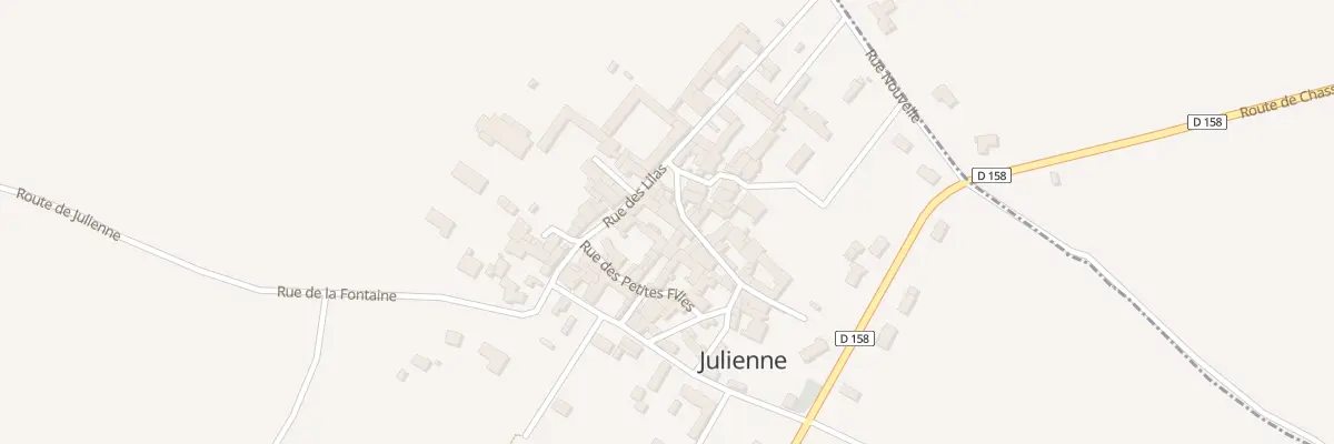 Plan du 3 Rue de la Forge à Julienne