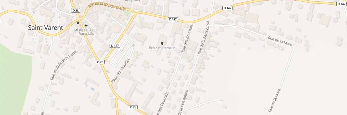 Plan du 10 Rue des Bournais à Saint-Varent
