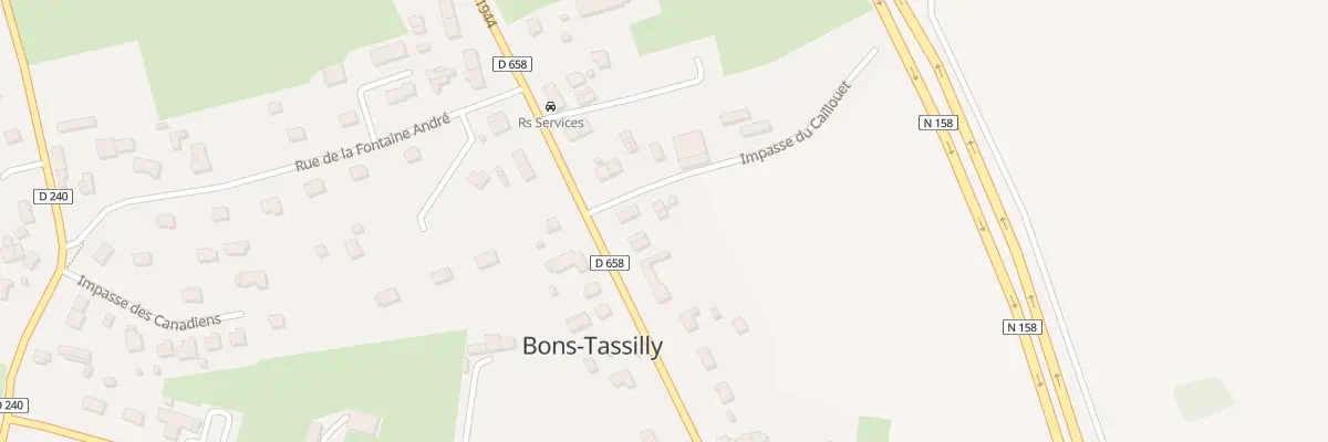 Plan du 18 Rue du 16 Août 1944 à Bons-Tassilly