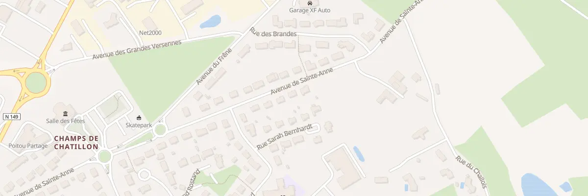 Plan du 39 Av de Sainte-Anne à Châtillon-sur-Thouet