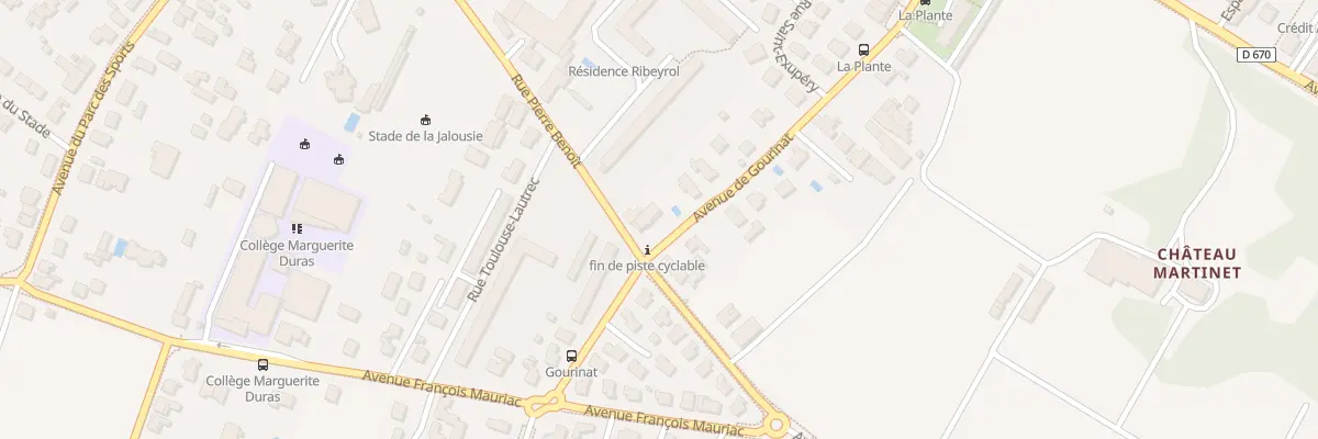 Plan du 31 Rue Pierre Benoit à Libourne