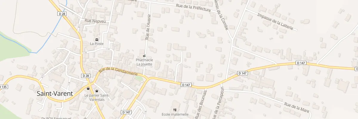 Plan du 19B Av de la Gare à Saint-Varent
