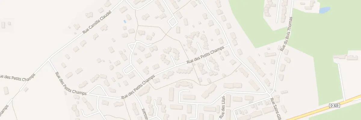 Plan du 26 Rue des Petits Champs à Durtal