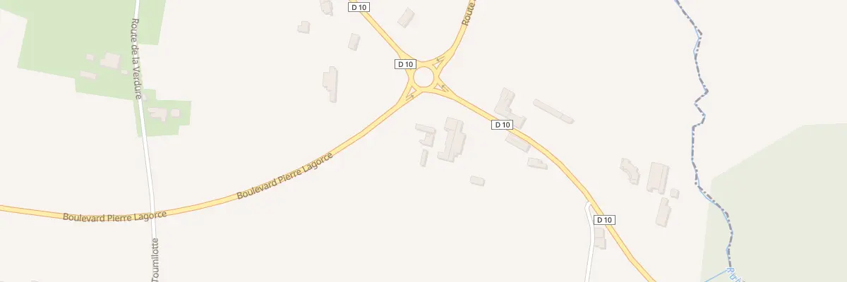 Plan du 4 Rte d’Auros à Langon