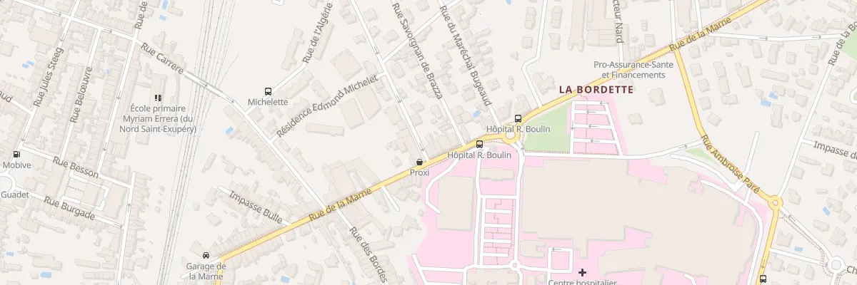 Plan du 97 Rue de la Marne à Libourne