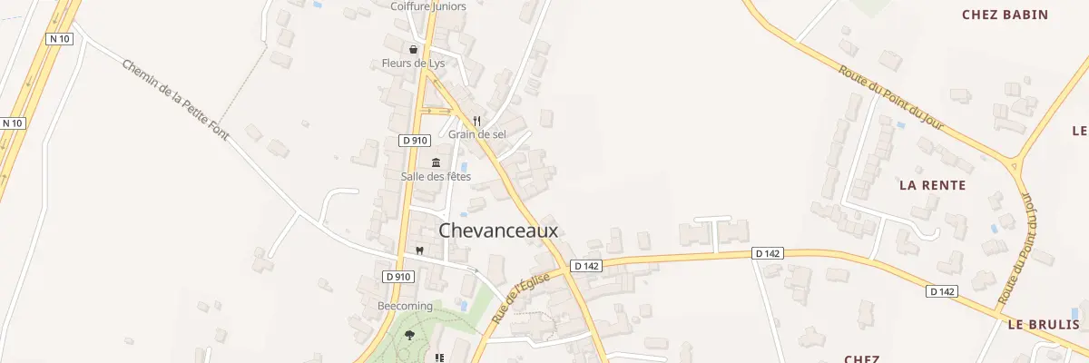 Plan du 29 Rte de Libourne à Chevanceaux