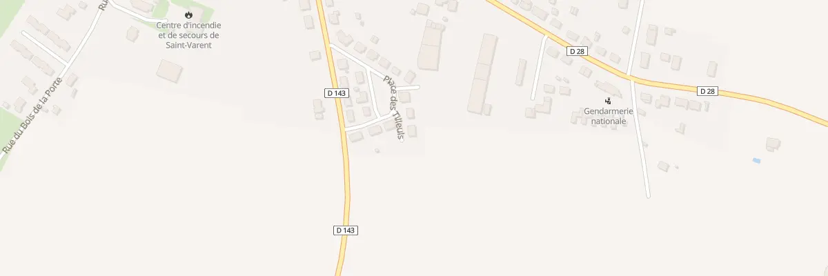 Plan du 9 Pl des Tilleuls à Saint-Varent
