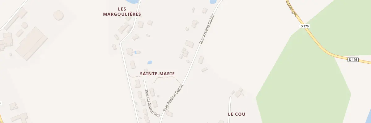 Plan du 5138 Sainte Marie à Pompaire