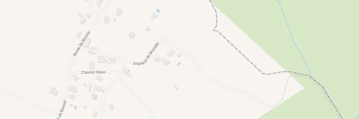 Plan du 190A Brandet Est à Savignac-de-l’Isle