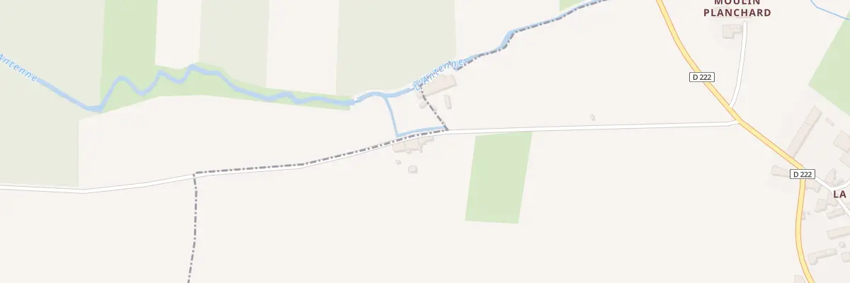 Plan du 3 Chagnollet à Cressé