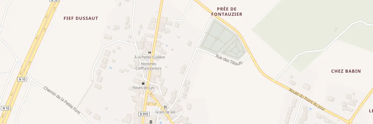 Plan du 3 Rue des Tilleuls à Chevanceaux