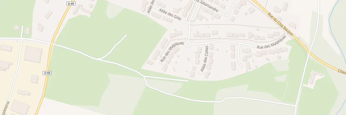 Plan du 13 Rue des Malpiques à Gennes-Val-de-Loire