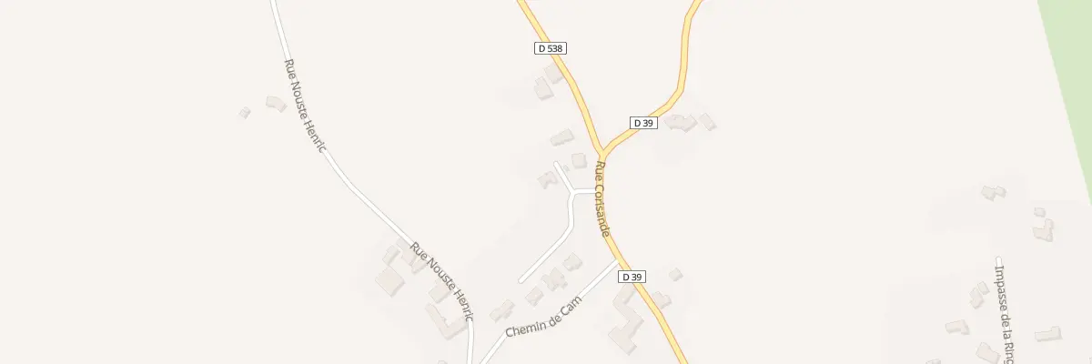Plan du 2 Imp de Moura à Andoins