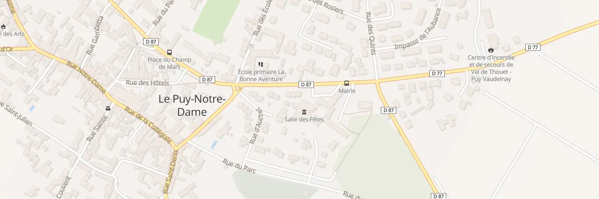 Plan du 5 Rue de la Mairie au Puy-Notre-Dame
