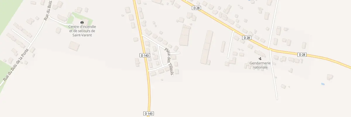 Plan du 7 Pl des Tilleuls à Saint-Varent