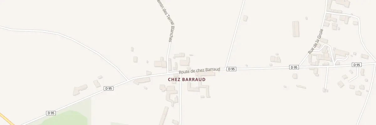 Plan du 13 Rte de Chez Barraud à Segonzac