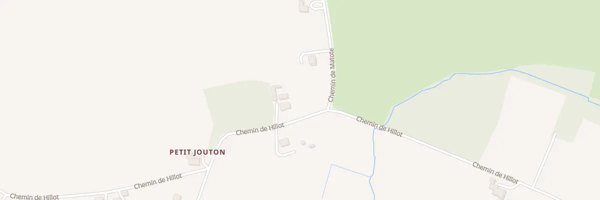 Plan du 1153 Che de Hillot à Aire-sur-l’Adour