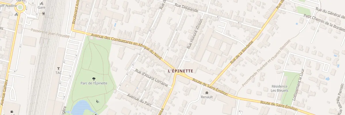 Plan du 55 Av des Combattants en Afn à Libourne