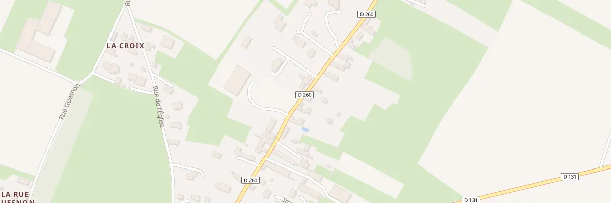 Plan du 28 Rue du Cingal à Estrées-la-Campagne