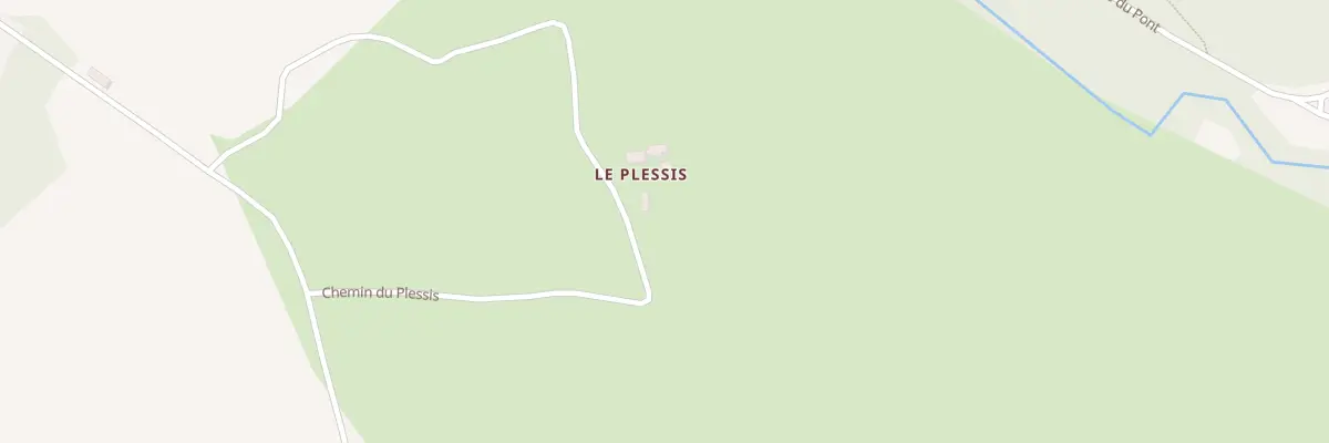 Plan du 290 Che du Plessis à Vimartin-sur-Orthe