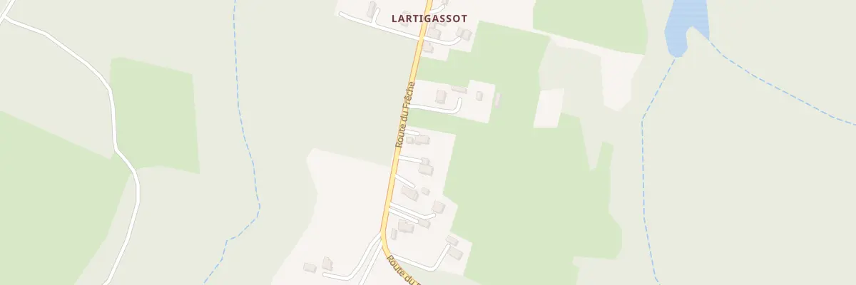 Plan du 805 Rte du Frêche à Saint-Justin