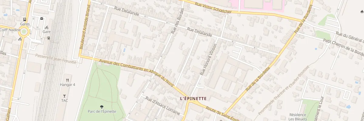 Plan du 5 Rue Emile Huguet à Libourne