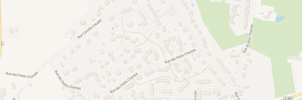 Plan du 34 Rue des Petits Champs à Durtal
