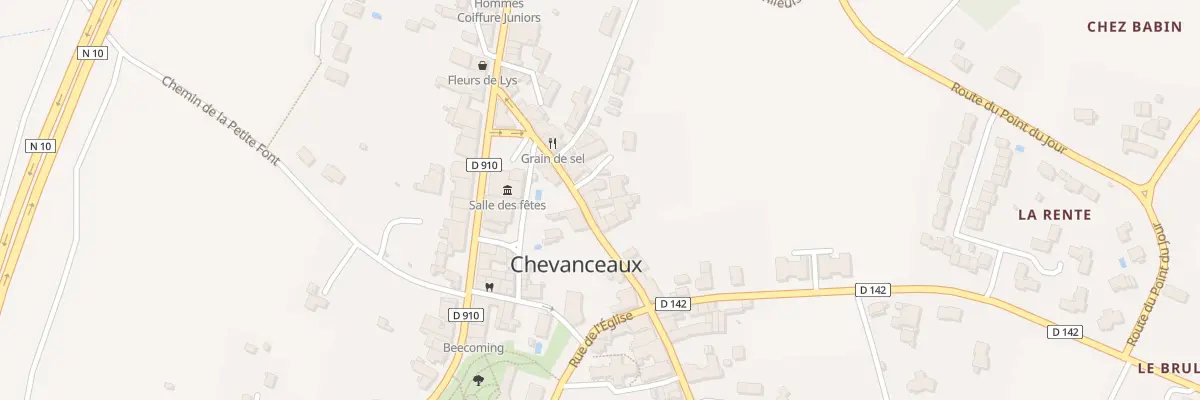 Plan du 23 Rte de Libourne à Chevanceaux