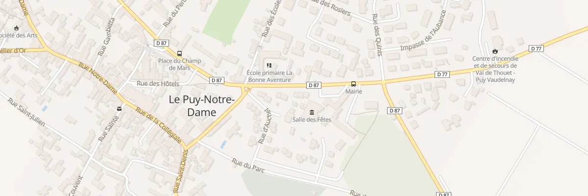 Plan du 9 Rue de la Mairie au Puy-Notre-Dame