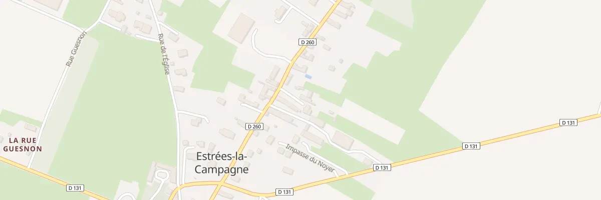Plan du 16 Rue du Cingal à Estrées-la-Campagne