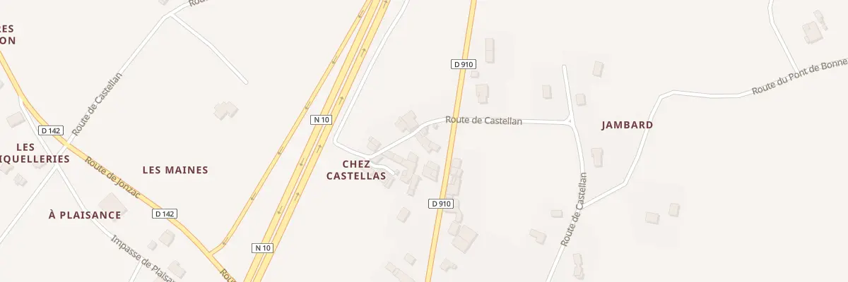 Plan du 5299 Chez Castellan à Chevanceaux