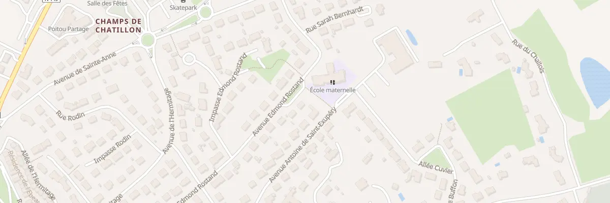 Plan du 36 Av Edmond Rostand à Châtillon-sur-Thouet
