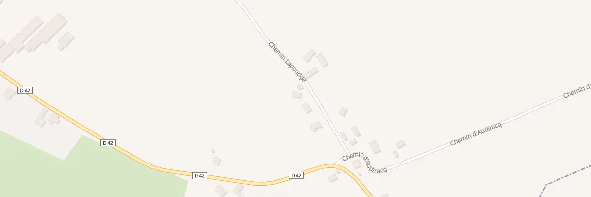 Plan du 125 Che Lapoudge à Escoubès
