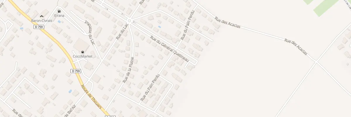 Plan du 14 Rue du Pain Perdu à Thouars