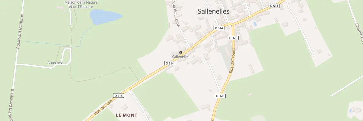 Plan du 25 Rue de Caen à Sallenelles