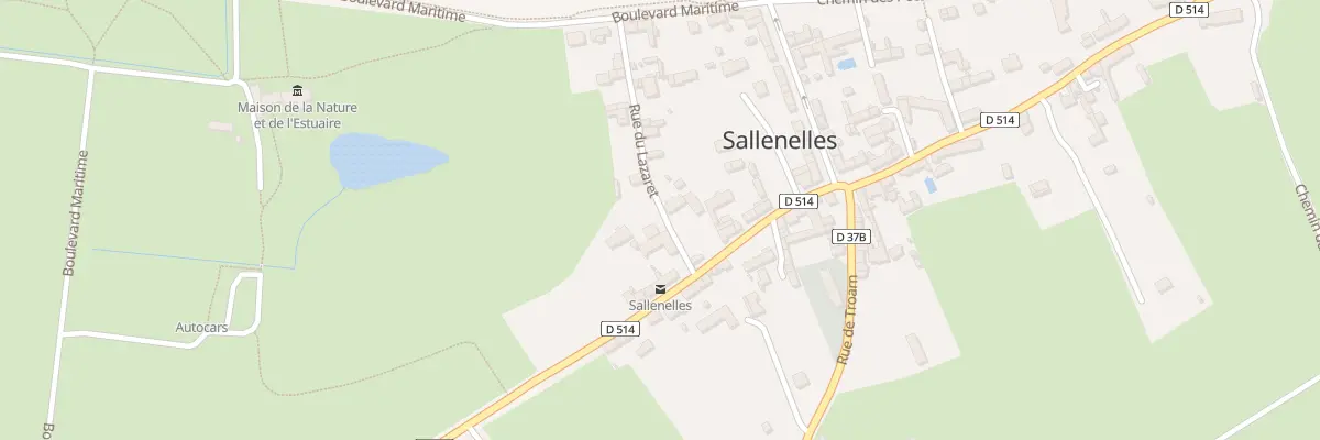 Plan du 1 Rue du Lazaret à Sallenelles