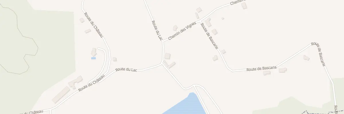 Plan du 881 Rte du Lac à Projan