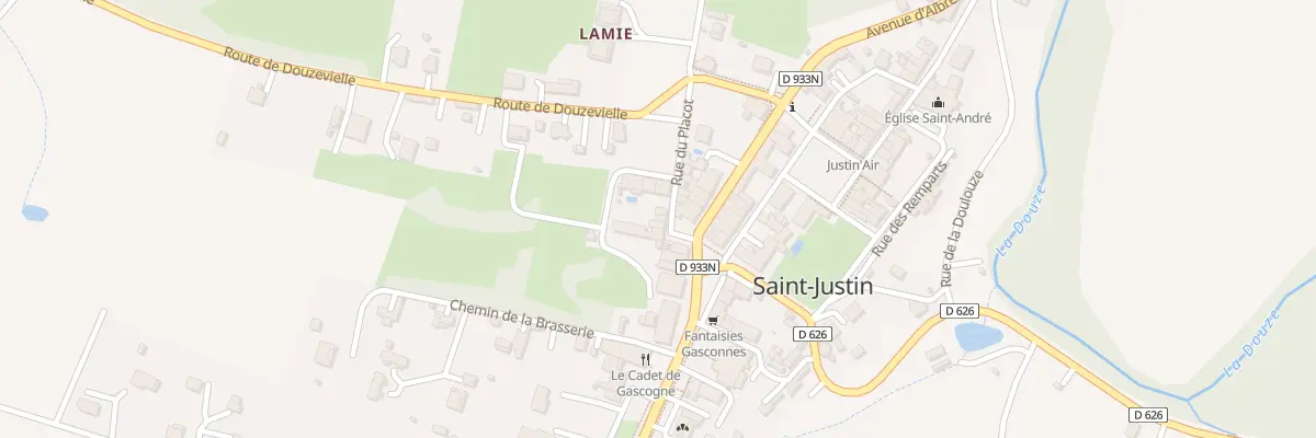 Plan du 2 Pl Elie Sabailles à Saint-Justin