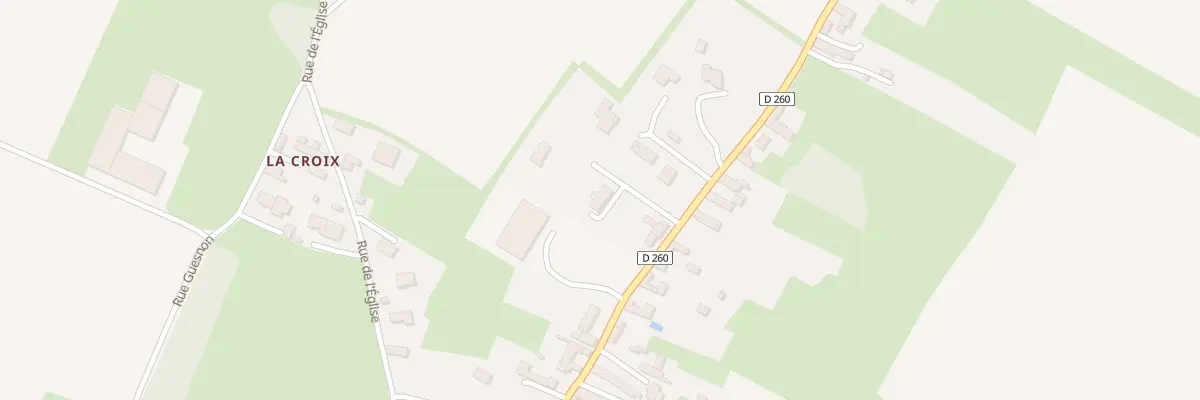 Plan du 23 Rue du Cingal à Estrées-la-Campagne