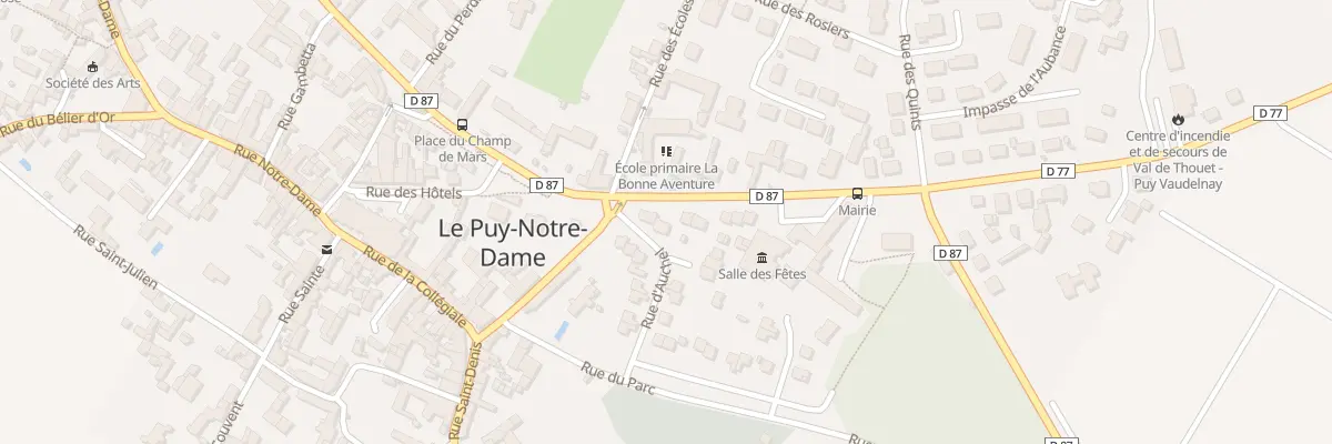 Plan du 15 Rue de la Mairie au Puy-Notre-Dame