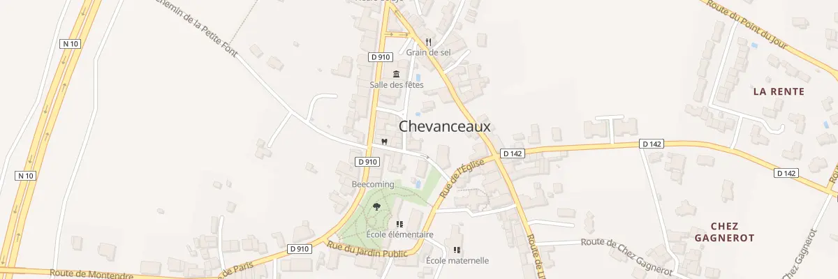 Plan du 5 Rue Traversiere à Chevanceaux
