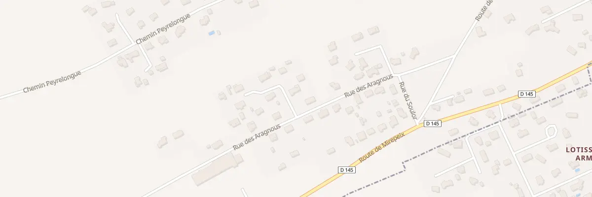 Plan du 2 Imp du Gabizos à Lagos