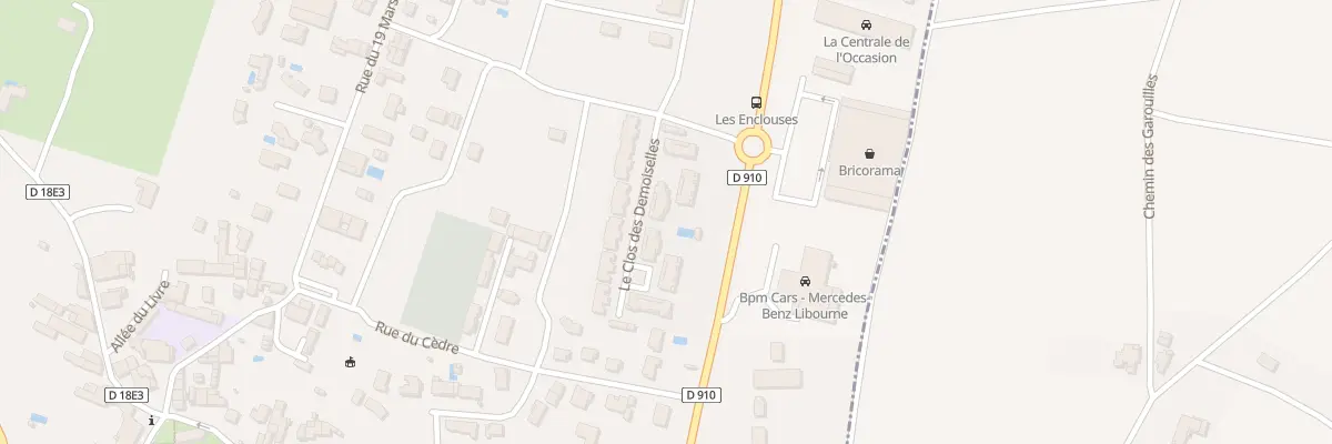 Plan du 57 Rte de Paris aux Billaux