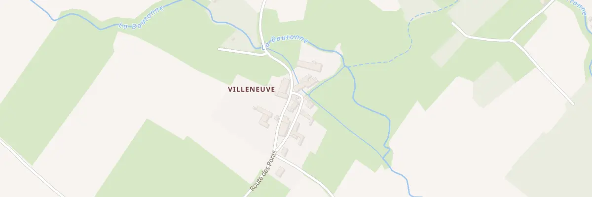 Plan du 1 Che du Lavoir Villeneuve à Brioux-sur-Boutonne