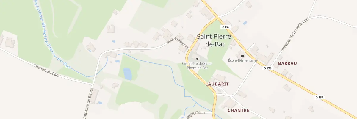 Plan du 126 Rue de l’Eglise à Saint-Pierre-de-Bat