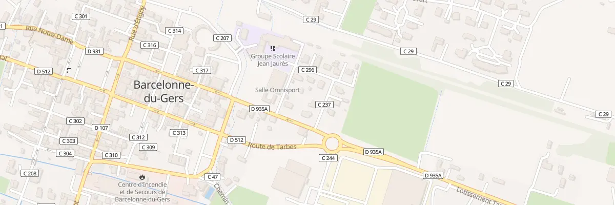 Plan du 3 Rue Nouvelle à Barcelonne-du-Gers