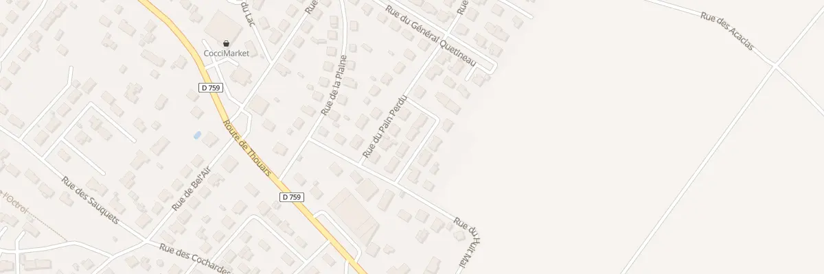 Plan du 5 Rue des Hameaux à Thouars