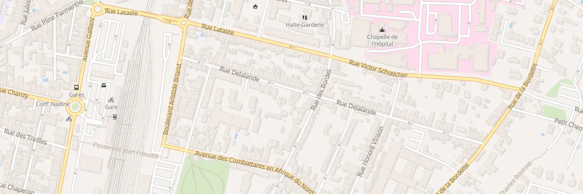 Plan du 38 Rue Delalande à Libourne