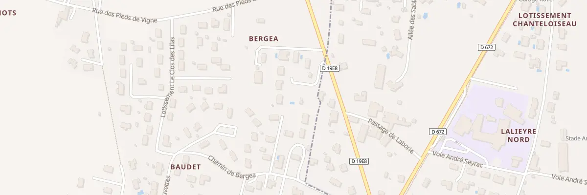 Plan du 6 Bergea à Saint-Maixant