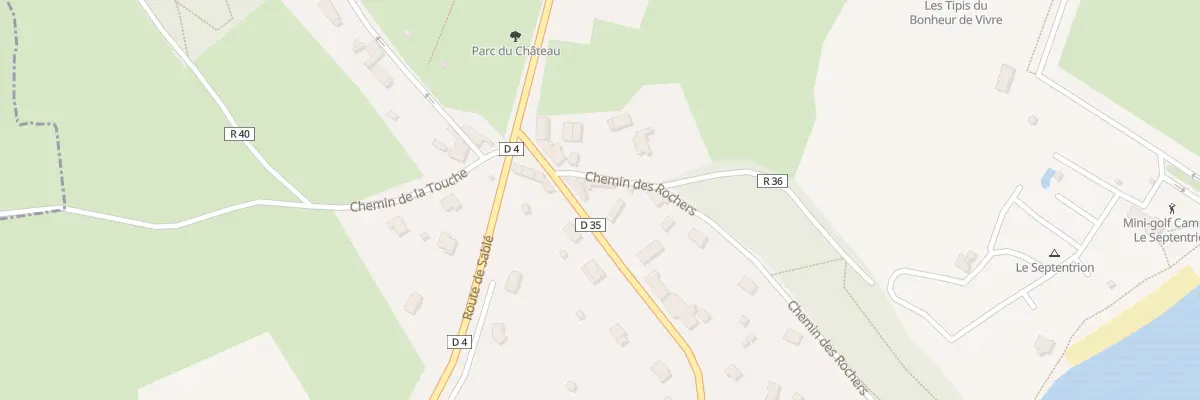 Plan du 7 Rte de Cheville à Brûlon